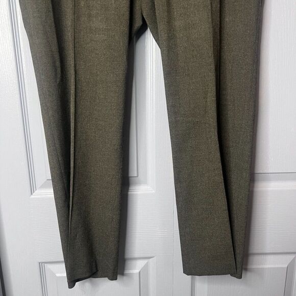 Chaps Dress Pant Trousers Dark Gray Flat Front Mens Size 38/29 Career Wear - Picture 8 of 8